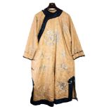 , Chinese, embroidered silk robe. Probably, republic period
