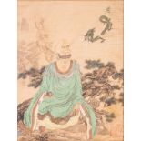 , Chinese, republic period painting, depicting Daruma