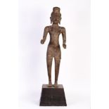 , southeast Asian, big, bronze bodhisattva, probably Khmer