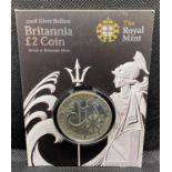2008 Britannia silver coin