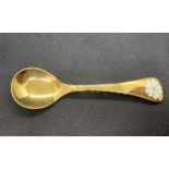 George Jensen silver gilt spoon