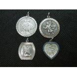 Job lot of 4x silver St Christopers 15g