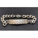 HM silver ID bracelet un-named 36g