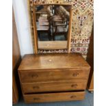 Ercol early original dressing table with mirror