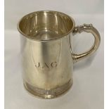 Heavy HM silver tankard 269g