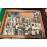 Box of various lead bullets flints and rare cartridges