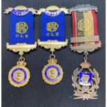 3x HM silver Buffs Medals