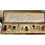 Collection of small vintage perfumes