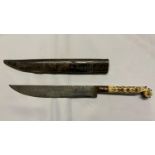 Russian knife with sheath