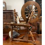 Old Scottish spinning wheel