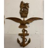 Carved Naval wall hanging