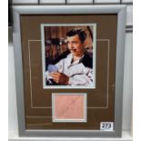 Clark Gable signed photo