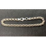 Chunky solid silver belcher bracelet 12g