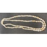 30" rope of baroque pearls