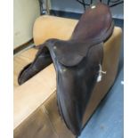 Vintage leather Wetherby horse saddle