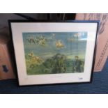 Pencil signed Snaffles Once Upon a Time framed