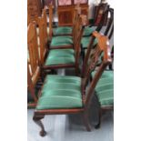 Early Victorian chairs x4