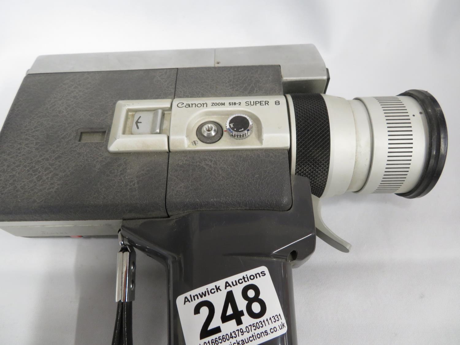 Canon Zoom Super 8 Cone Camera - Image 2 of 2