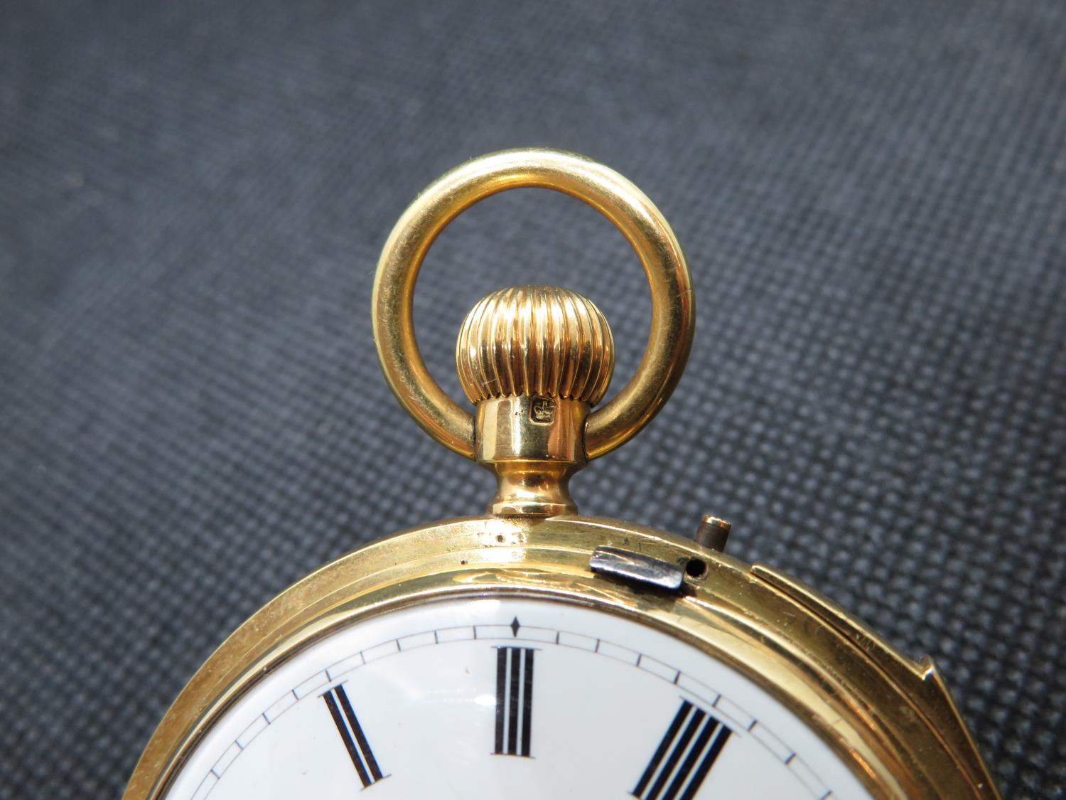 18ct gold full Hunter pocket watch with minute repeater by Dent of London fully HM - Image 5 of 13