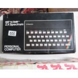 Boxed Sinclair Spectrum with Spectrum keyboard and manual - no other cables