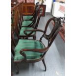 Victorian chairs x4