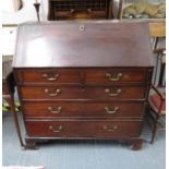 Old Bureau with key