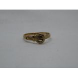 9ct buckle ring 1.5g