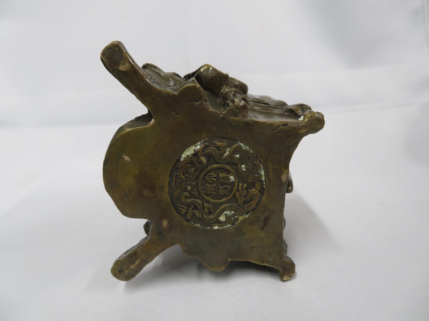 Bronze Japanese figure 755g - Image 3 of 3