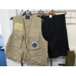 Hardy's waistcoat and 2x fishing trousers