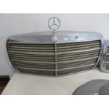 Chrome Mercedes radiator cover