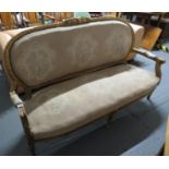 French parlour chair with original horsehair needs recovering