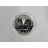 1x silver Liberty Dollar coin