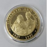 1x silver Gold Wedding coin