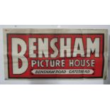 40" x 20" original Bencham picture house poster