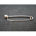 Silver kilt pin 3" Birmingham 1984 7.5g