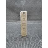 Silver ingot