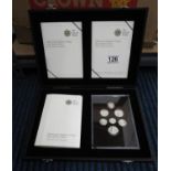 Royal Mint 2008 United Kingdom Royal Shield of Arms silver proof set in executive box with papers