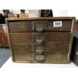 4 drawer collectors chest