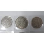 Brexit set of coins 50p