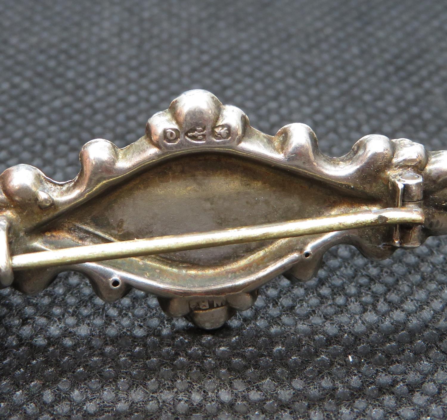 Victorian silver name brooch Ada Chester 1899 - Image 2 of 2