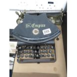 Very heavy old Empire typewriter