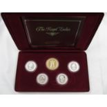 Royal Australian Mint The Royal Ladies 4x 25dollar coins and one medallion