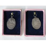 2x silver music medals