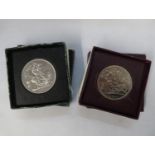 2x Festival of Britain coins boxed