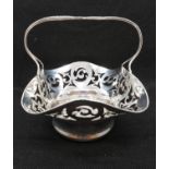 Antique silver sweetmeat basket Sheffield 1910 70g