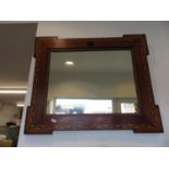 Arts and Crafts 2' x 2' wall mirror