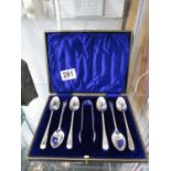 Boxed silver spoons