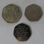 Set of 3x Brexit coins