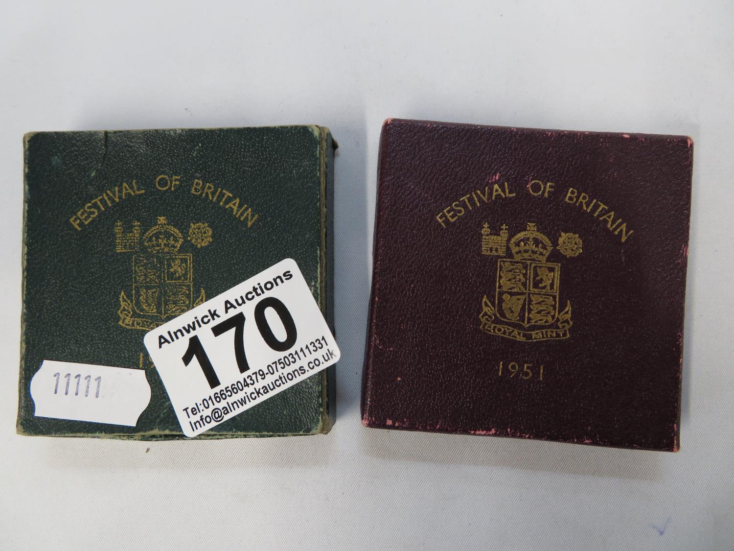 2x Festival of Britain coins boxed - Image 4 of 4