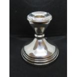 HM silver candlestick